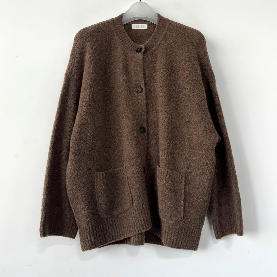SJSJ 25SS 부클 울 니트 가디건 (CB) 상품이미지3