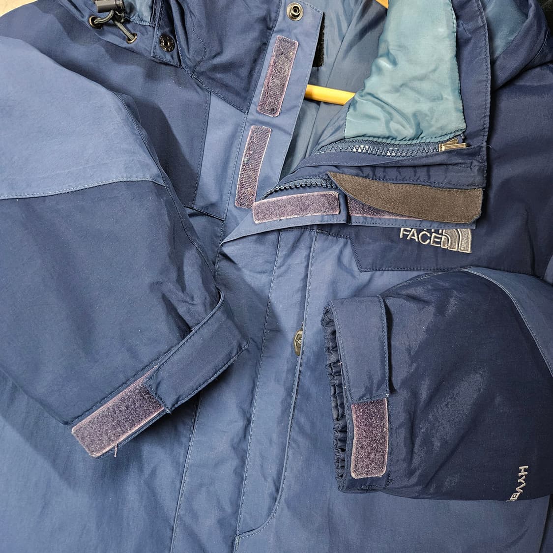 95 M 노스페이스 내피분리 하이벤트 블루 바람막이 상품이미지5