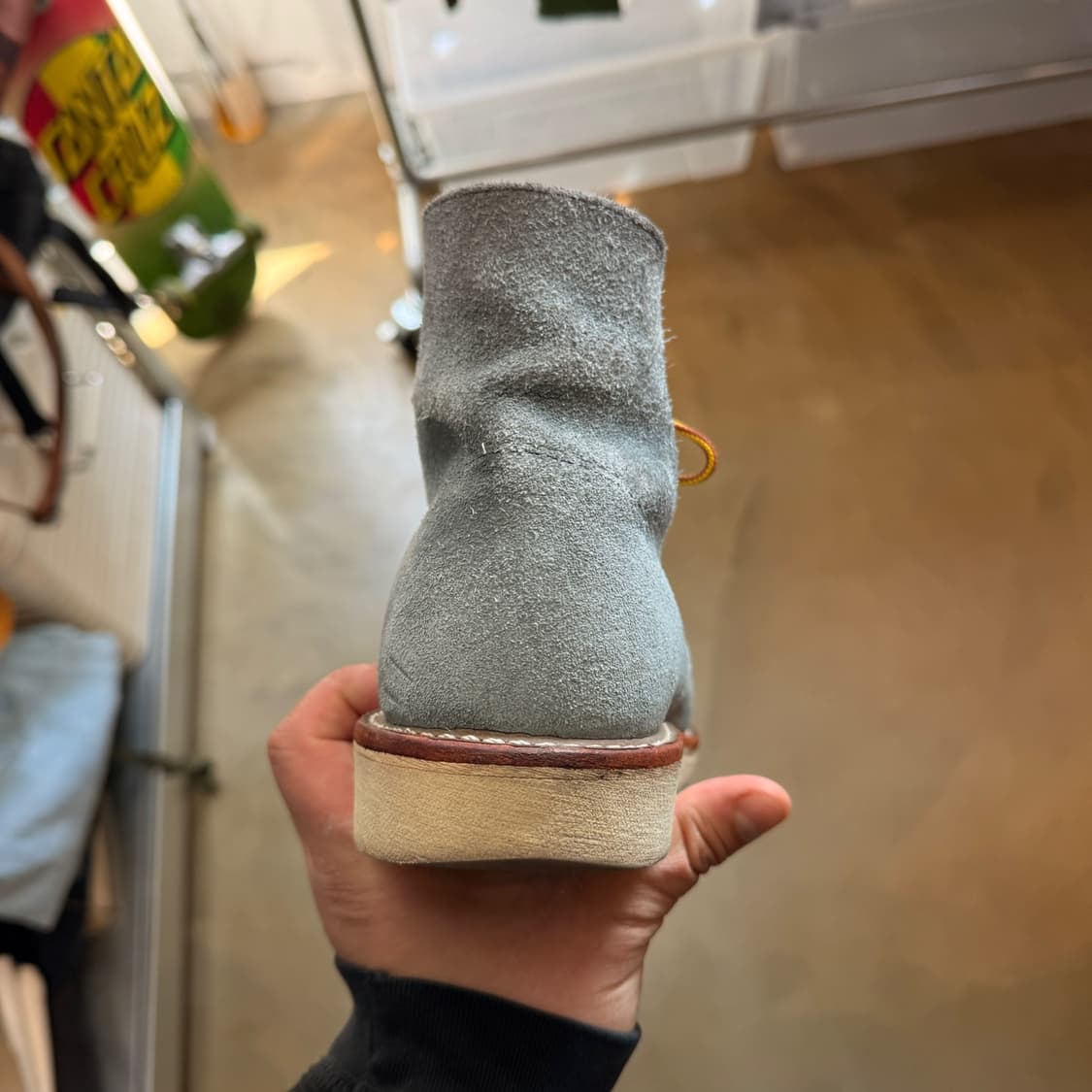 레드윙 블루스카이 8144 MADE IN USA 스웨이드 부츠 워커 7D 상품이미지3