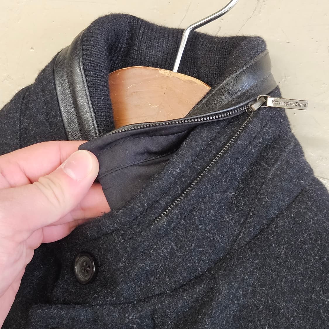 ERMENEGILDO ZEGNA 에르메네질도 제냐 울 캐시미어 코트 XL 상품이미지4