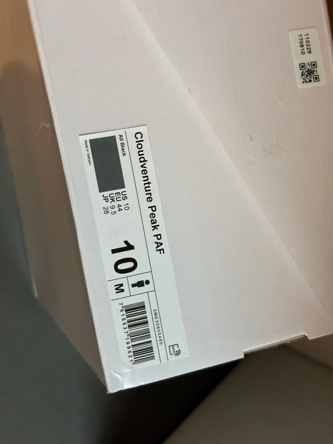 온파프 온러닝 x 파프 클라우드벤쳐 피크 올 블랙 상품이미지3