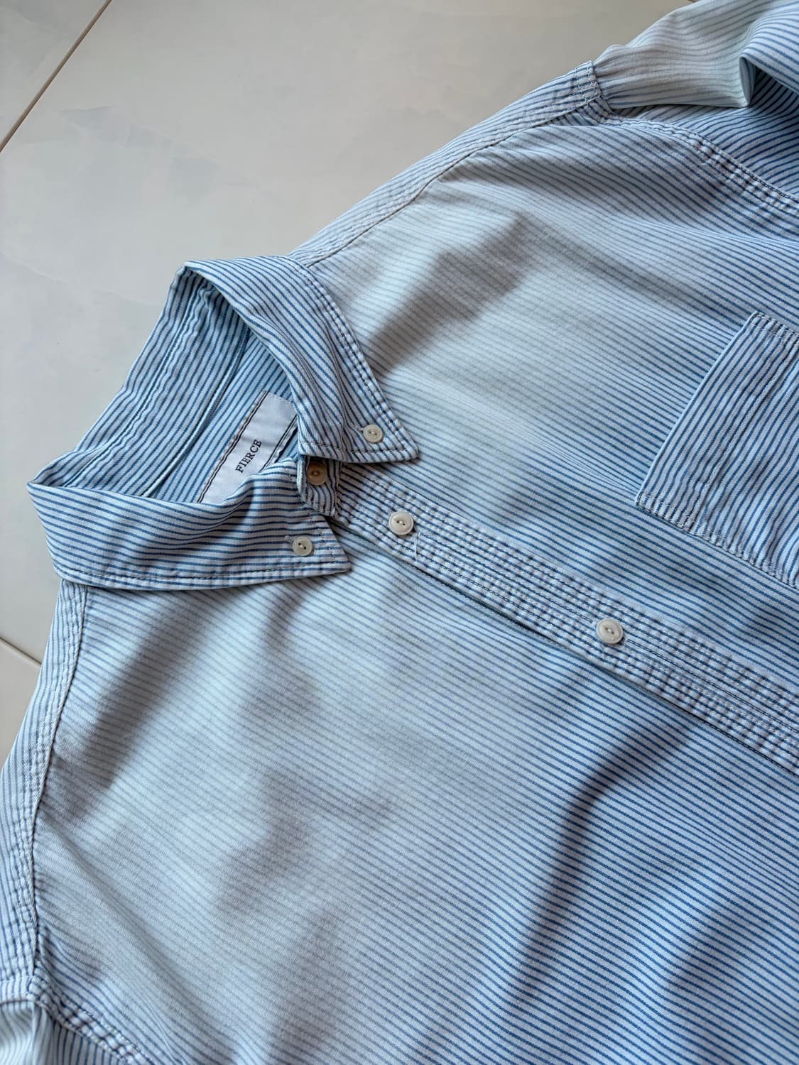 피어스 히코리 반다나 옥스포드 셔츠 M(105) 상품이미지4