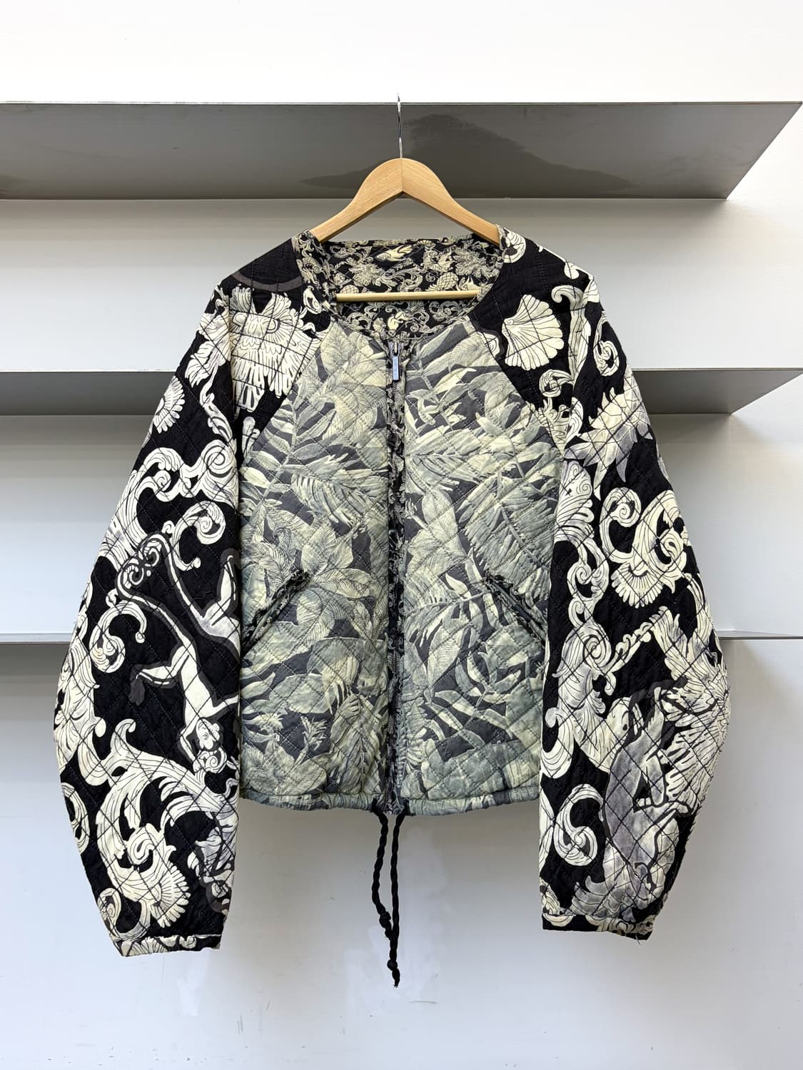 빈티지 팜트리 정글 퀼티드 자켓 상품이미지1