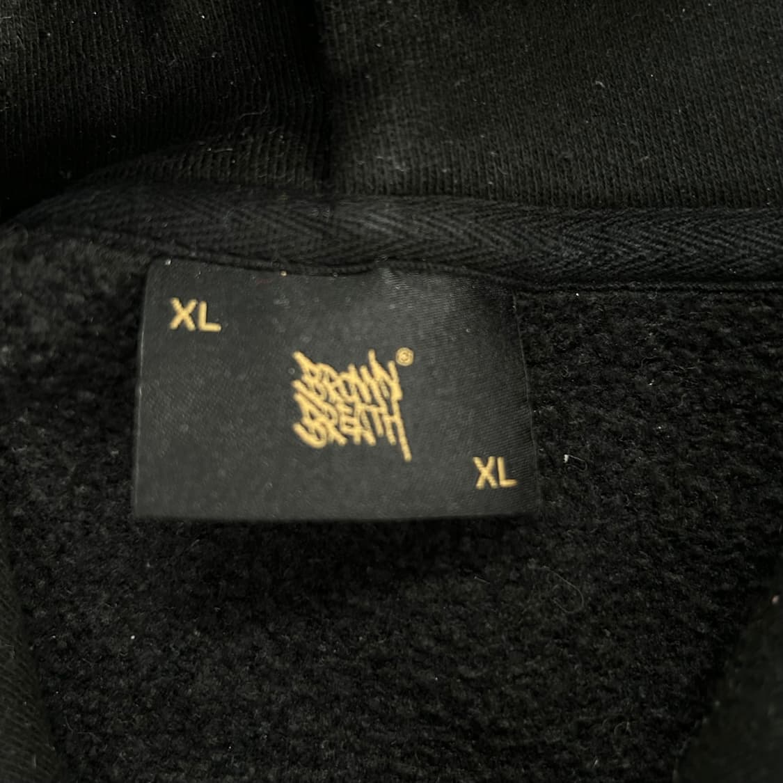 Brown Breath 브라운 브레스 그레이 로고 후드티 상품이미지5