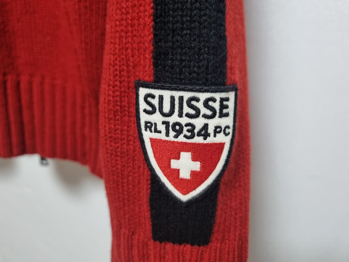 남성 POLO 폴로 랄프로렌 빅포니 스위스 램스 울 WOOL 니트 집업 상품이미지6