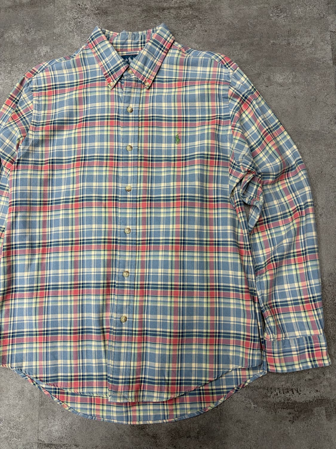 폴로 랄프로렌 플란넬 체크 셔츠 상품이미지3