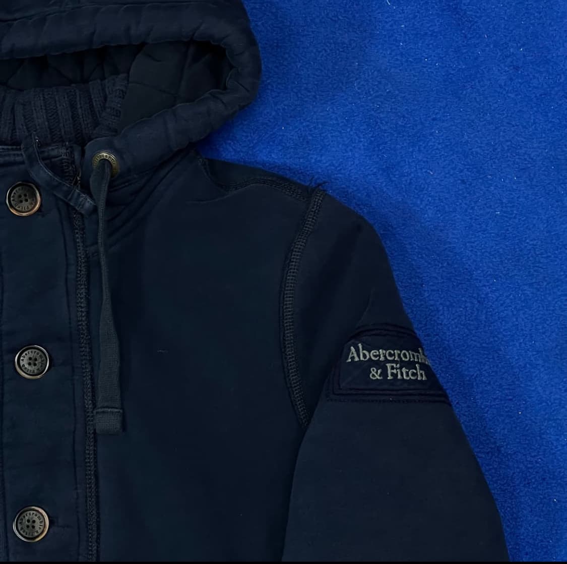 아베크롬비 피치 올드스쿨 네이비 후드집업 상품이미지2