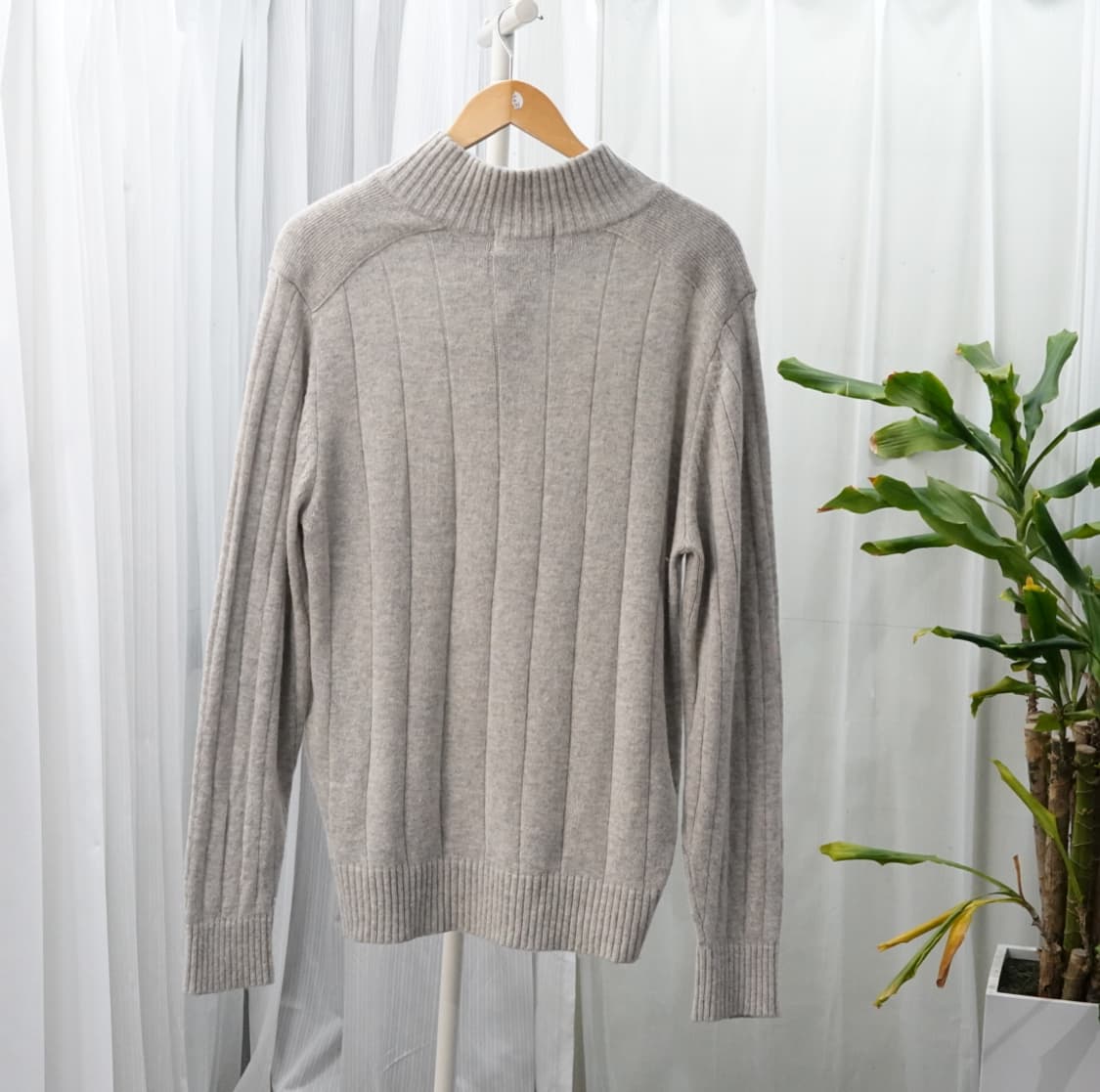 맥그리거 McGREGOR 울혼방 헨리넥 니트 1854 상품이미지3