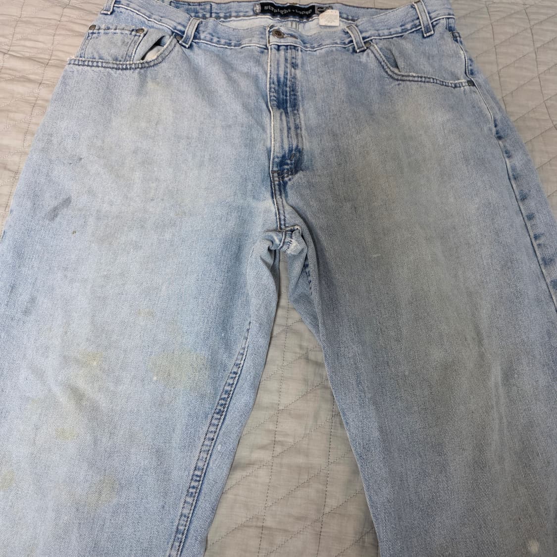 [40X32] 90s 리바이스 실버탭 연청 스트레이트 루즈핏 - 퍽쿨 상품이미지3