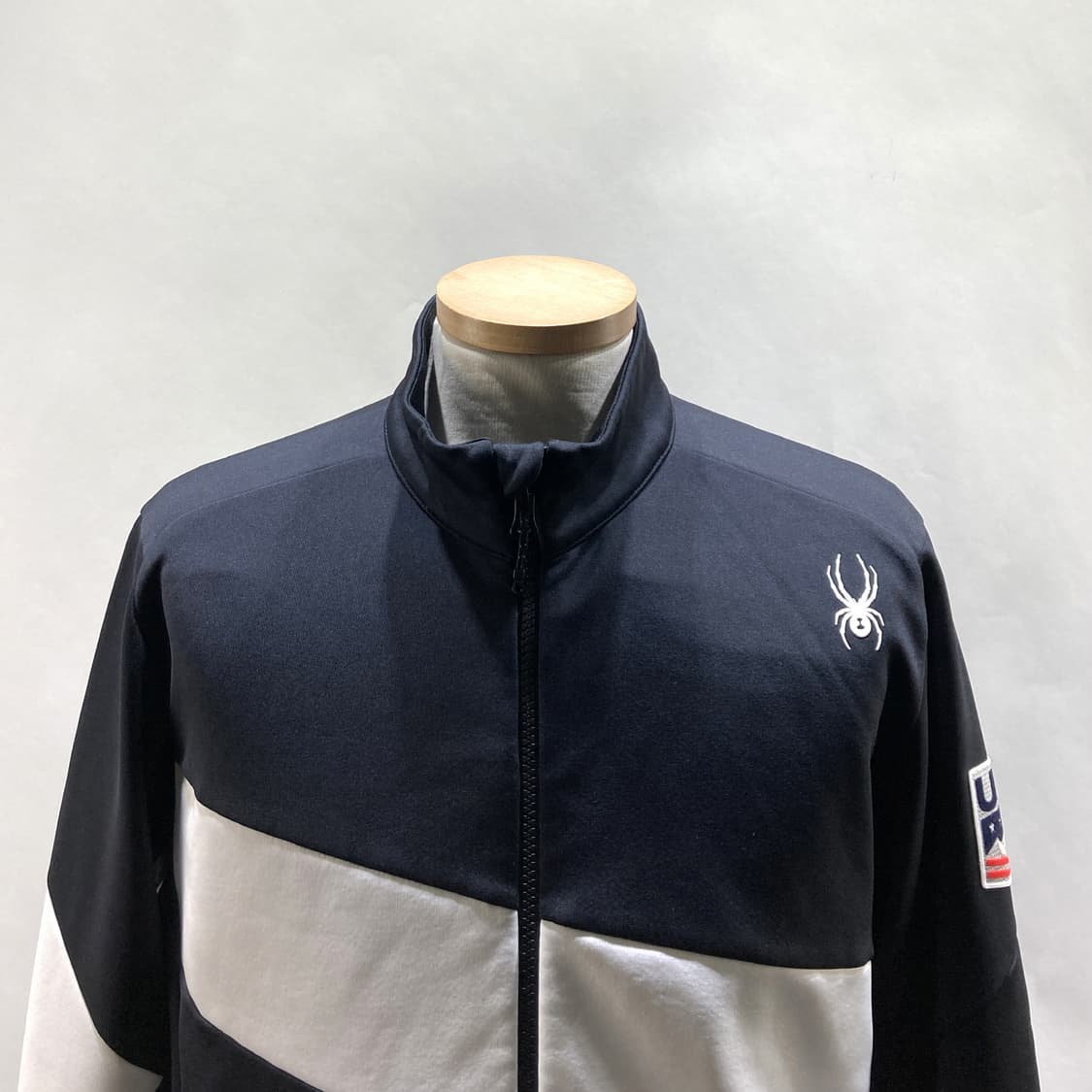 스파이더 남성스포츠기모집업자켓 블랙 100  상품이미지2