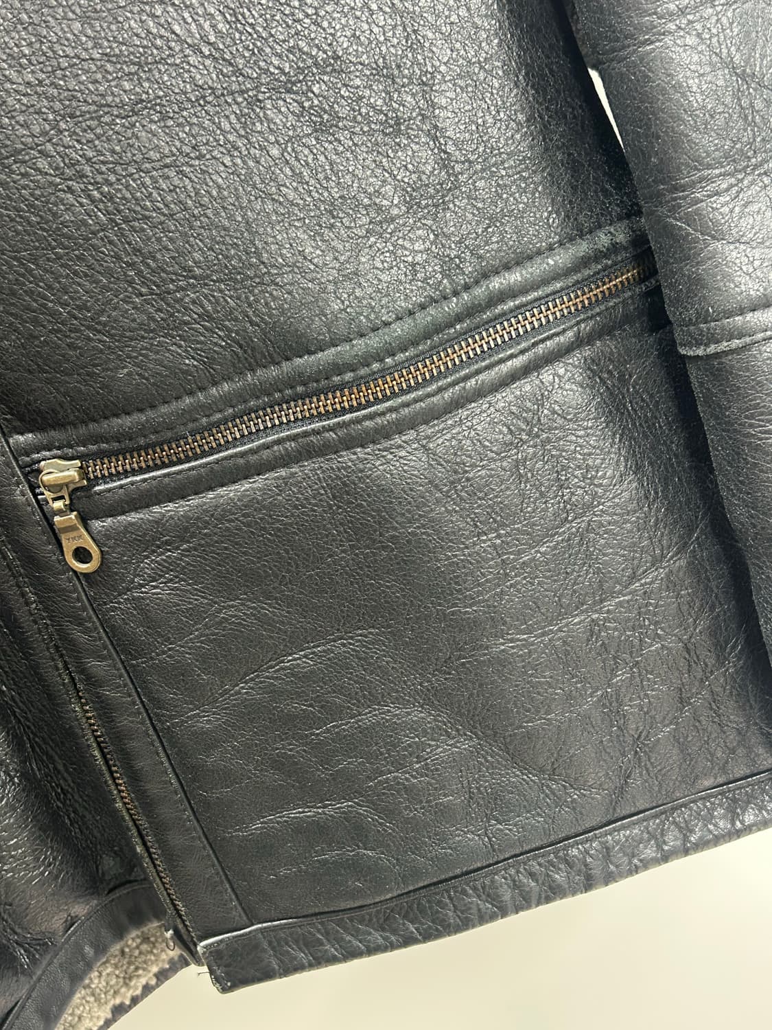 90s 펠레펠레 마크 뷰캐넌 리얼 무톤 자켓 상품이미지6