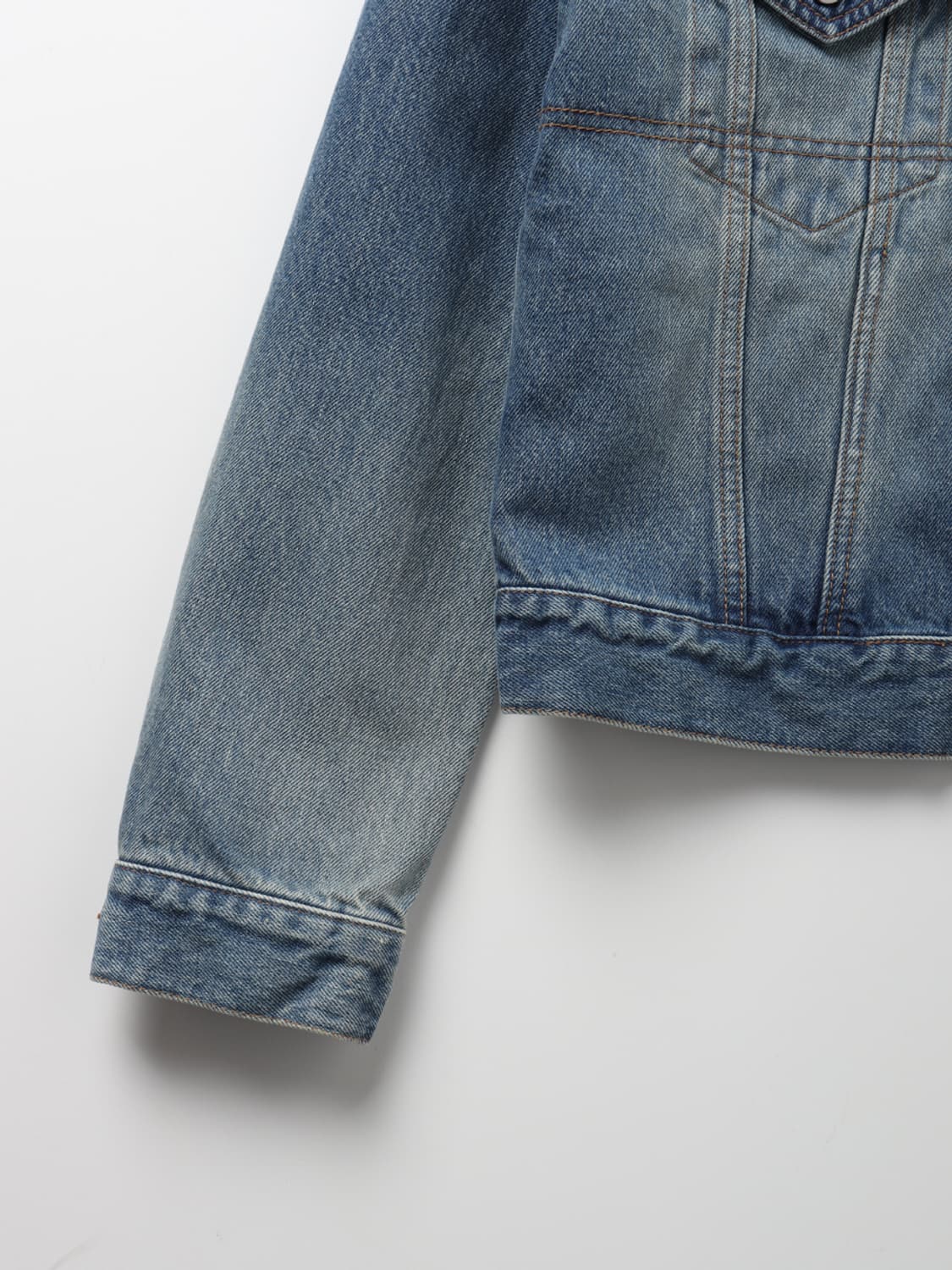 PERVERZE 24SS Nano Mist Denim-Jacket 상품이미지5