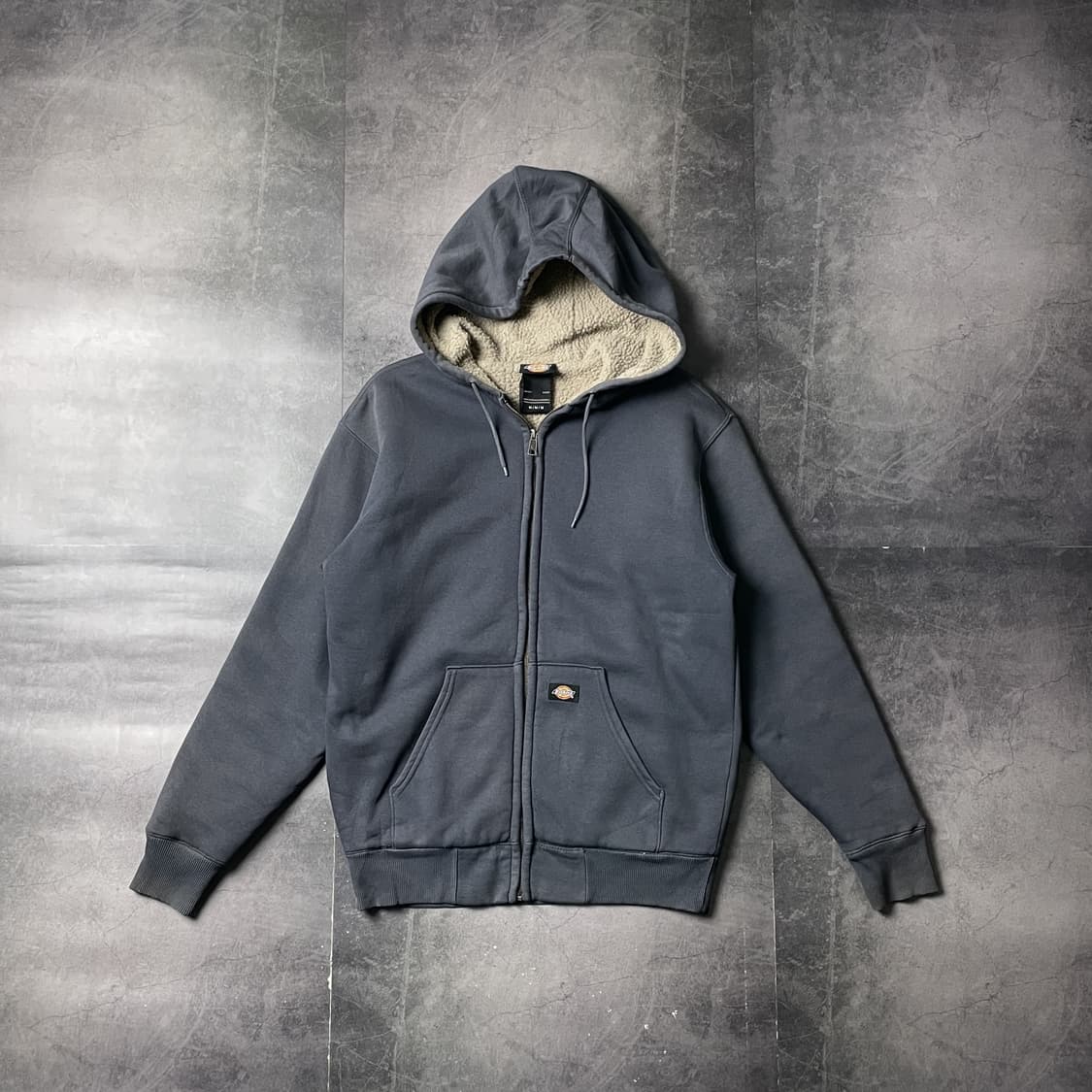 DICKIES 디키즈 빈티지 블루 셰르파 후드 집업 A00823 상품이미지1