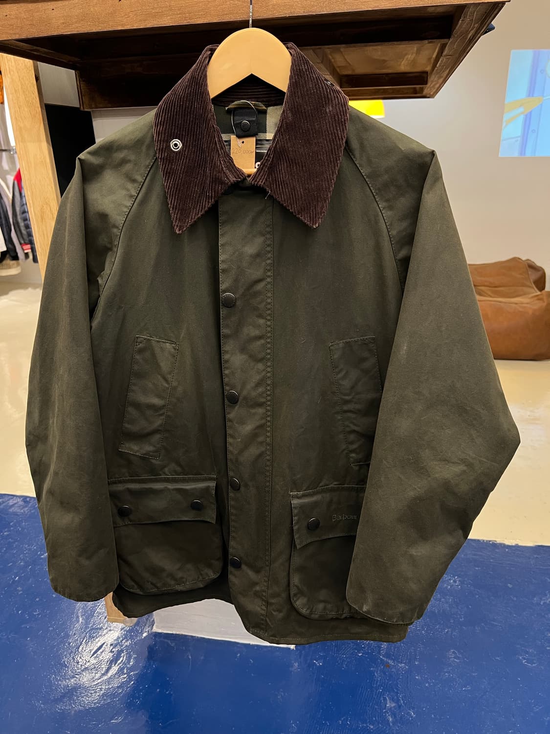 Barbour 바버 비데일 올리브 왁스 자켓 상품이미지6