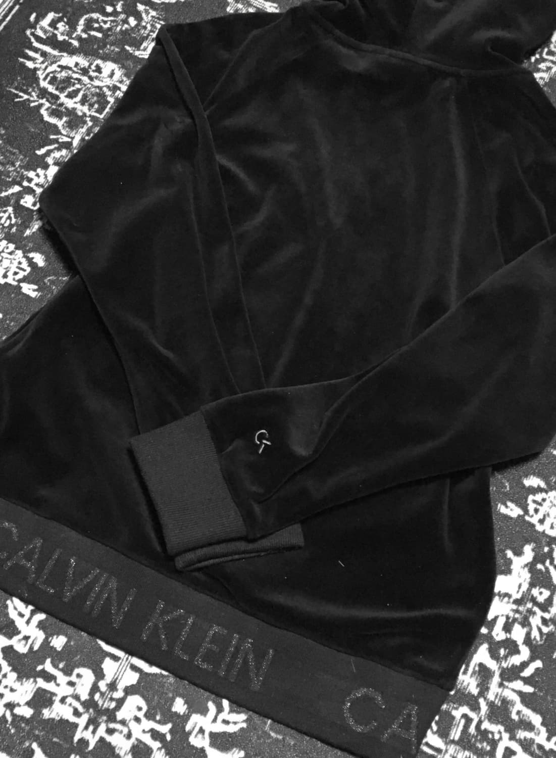 Calvin Klein Velvet Zip-Up L 상품이미지4