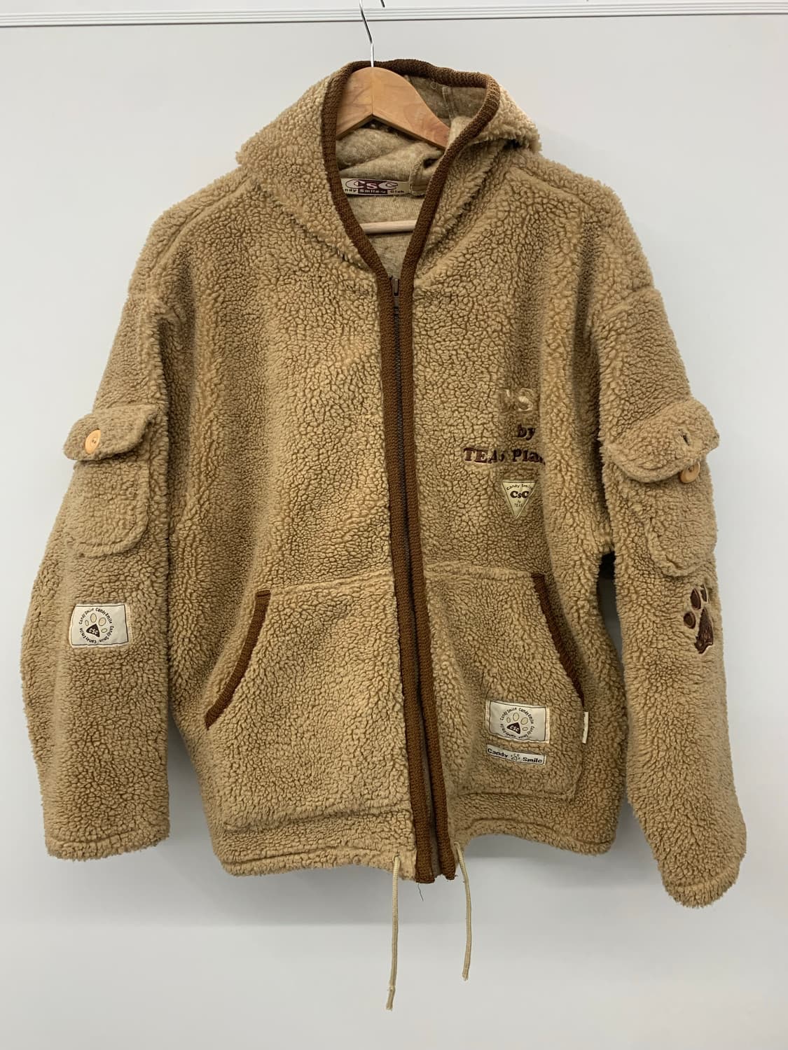 퍼피 테디 플리스 후드 자켓 상품이미지1