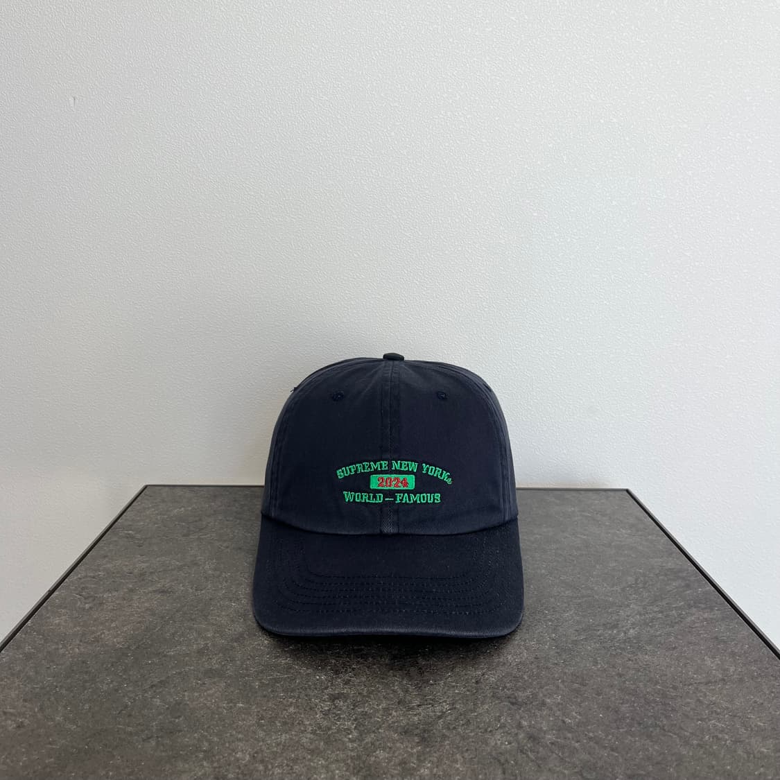 (OS) 슈프림 6패널 볼캡 모자 24SS 뉴욕 아크 네이비 상품이미지1