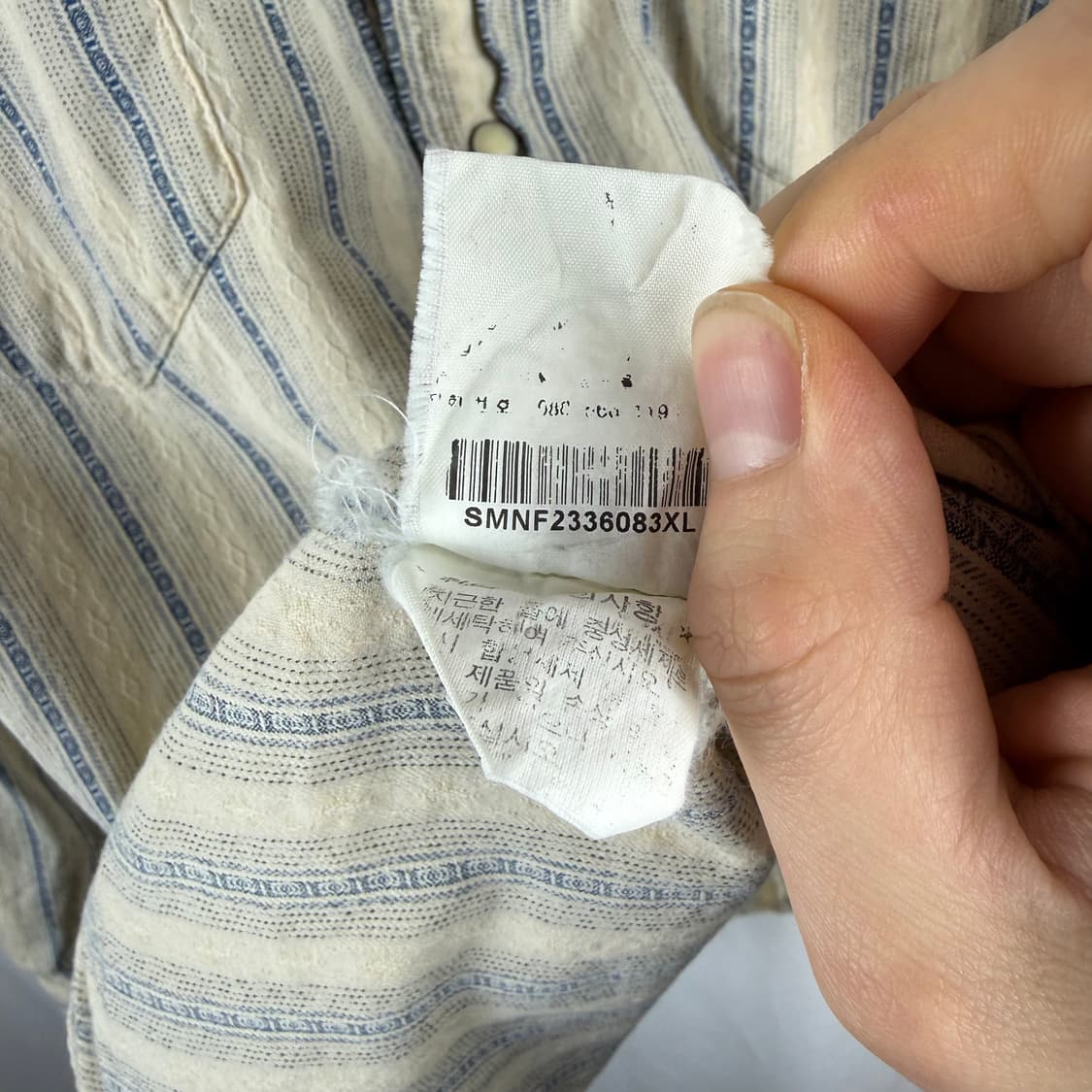 XL) 폴로랄프로렌 90s 스트라이프 웨스턴 셔츠 상품이미지5