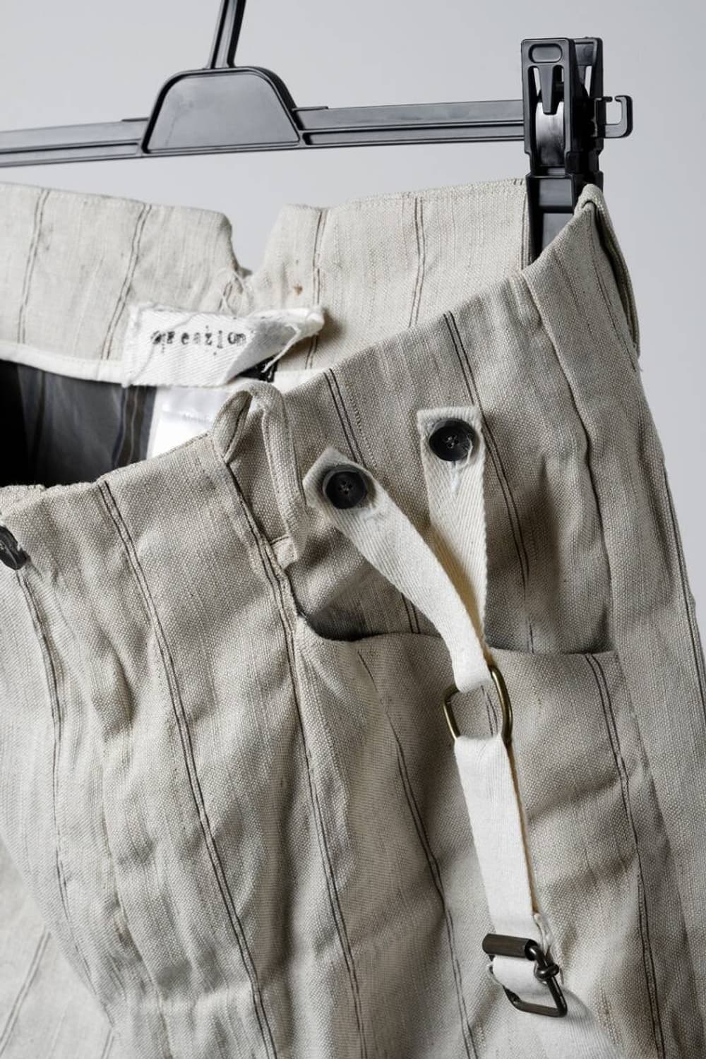 MAVRANYMA DIFFERENT STRIPE BAND PANTS 상품이미지3