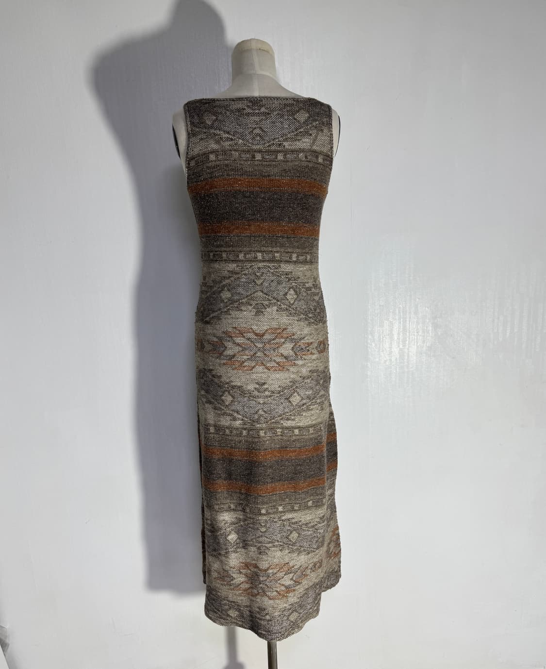 Goa 네이티브 패턴 블랭킷 니트 원피스 y2k 에스닉 lgb 상품이미지4