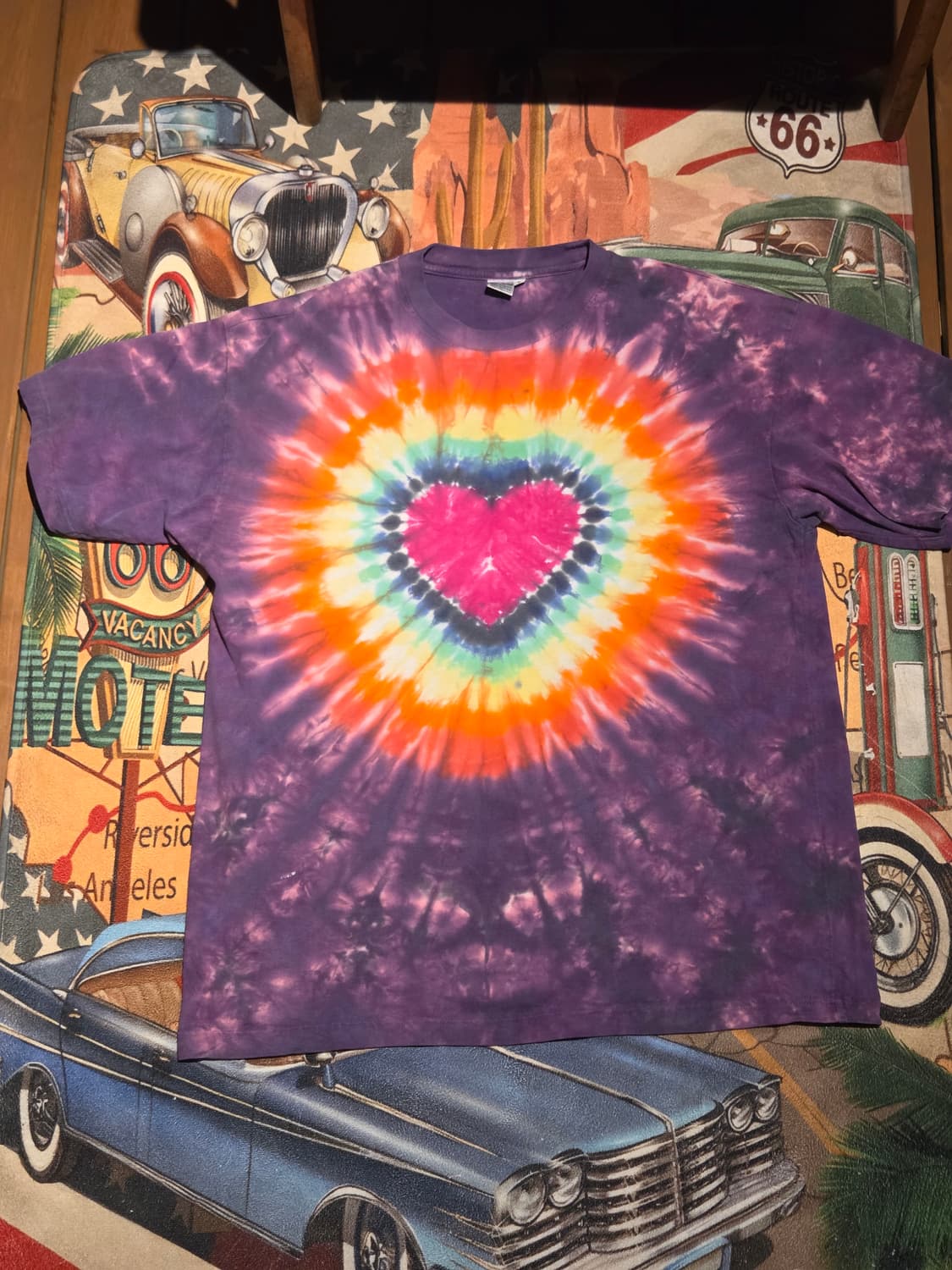 하트 타이다이 티셔츠 상품이미지1