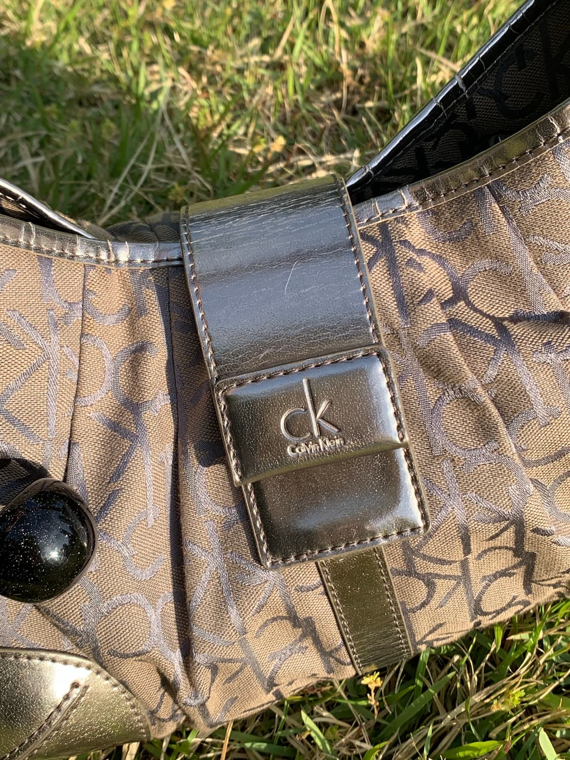 🩶Calvin Klein Y2K Silver Soulder Bag 상품이미지4