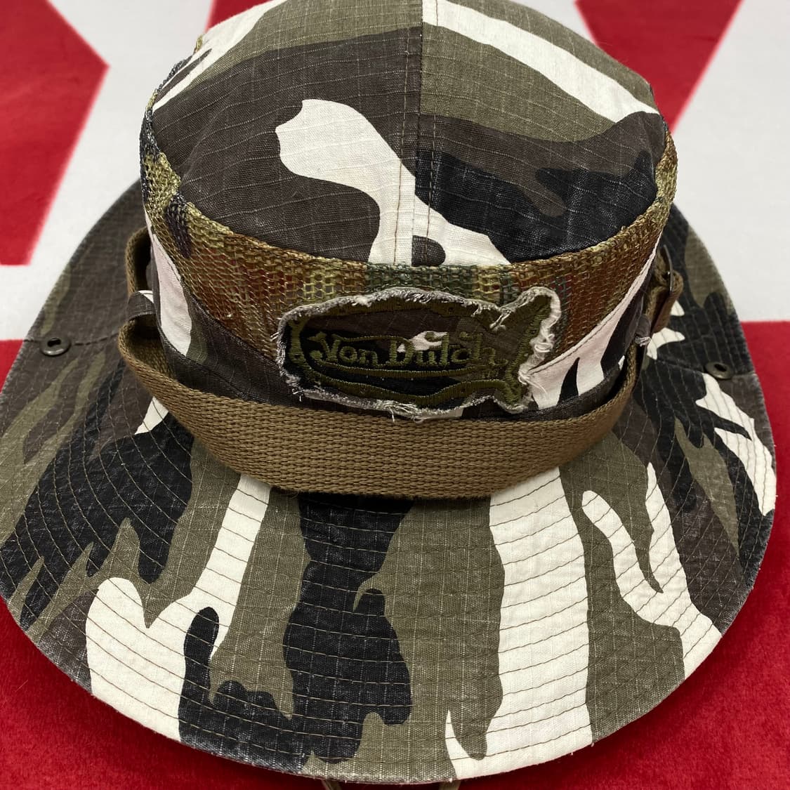 본더치 카모 웨스턴 버킷햇 여성용 상품이미지3