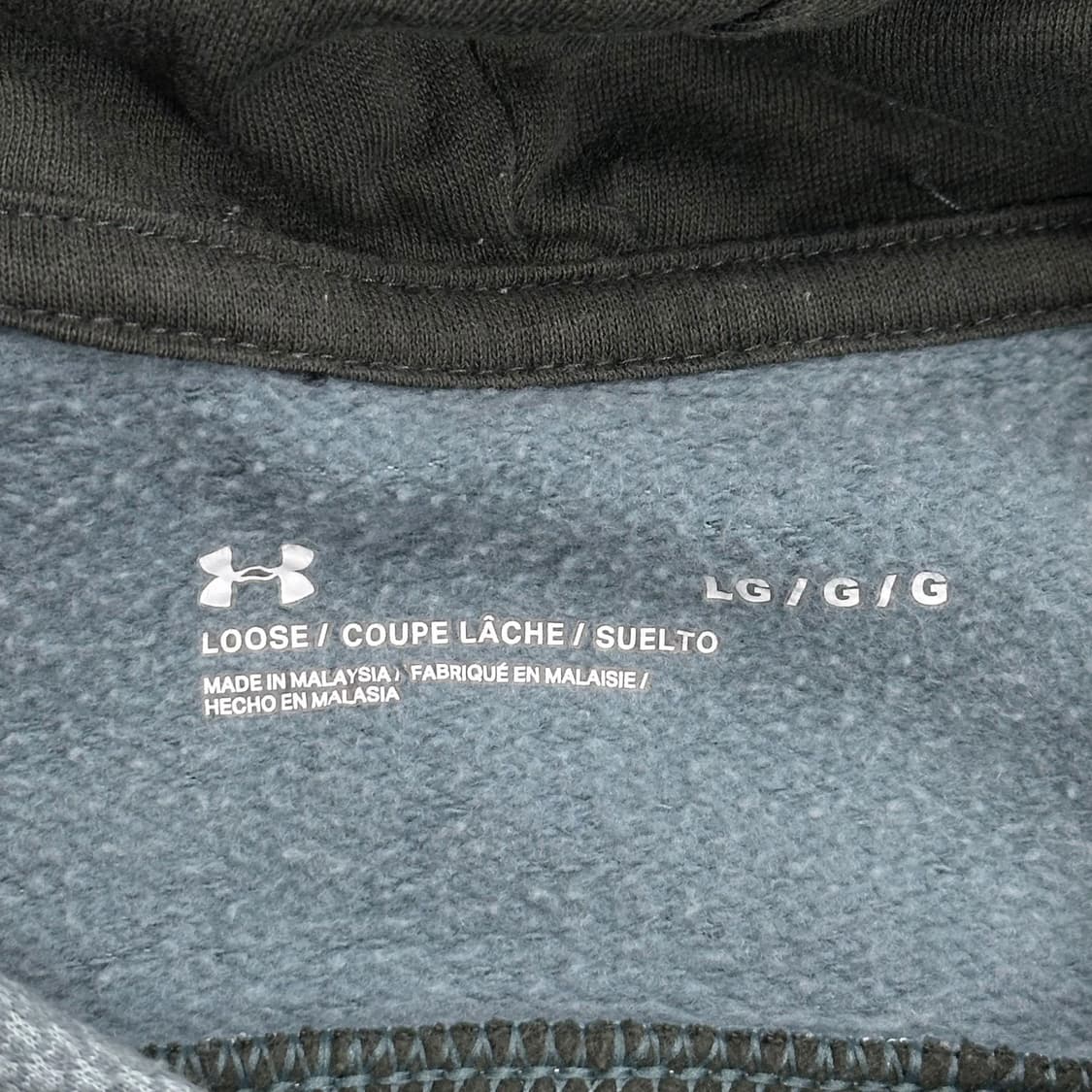 언더아머 트레이닝 카키 백로고 후드티 (L) 상품이미지6