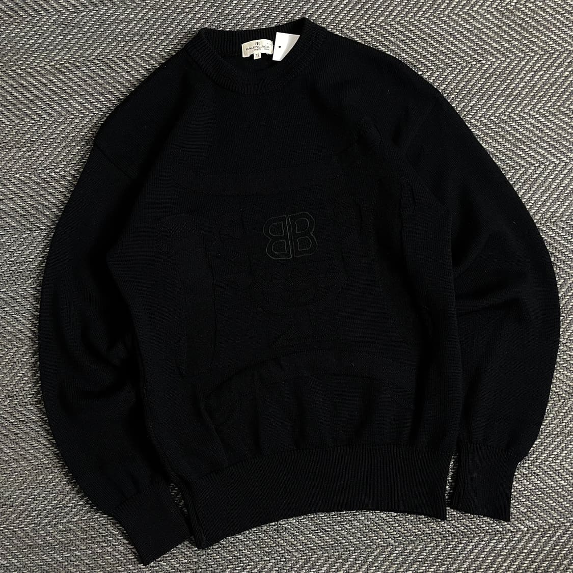 90s 발렌시아가 아카이브 빅로고 미니멀 니트y 2872 상품이미지1