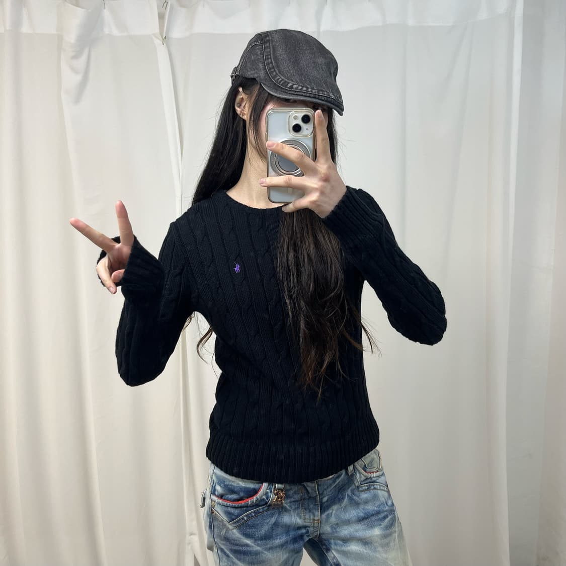 Polo Black Knit 상품이미지2