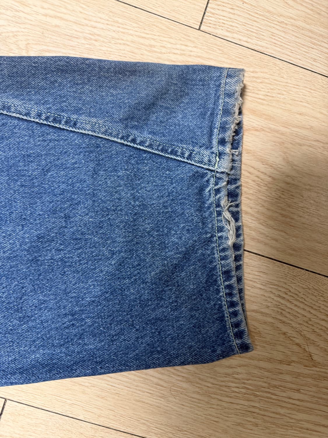 애프터 프레이 스트레이트 진 인디고  상품이미지5