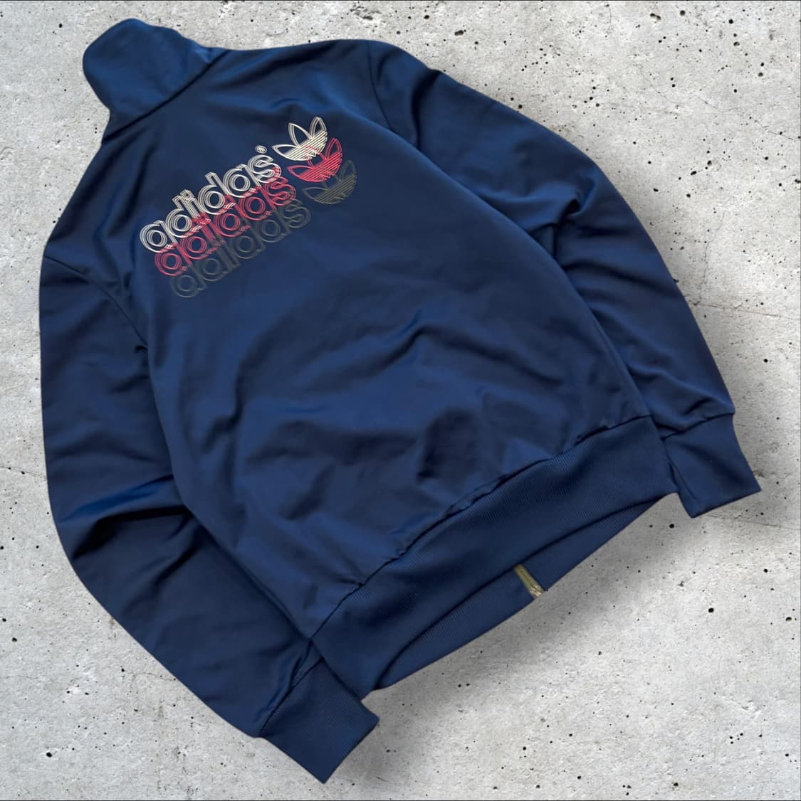13s 아디다스 트리플로고 네이비 삼선 트랙탑 져지 D875 상품이미지2