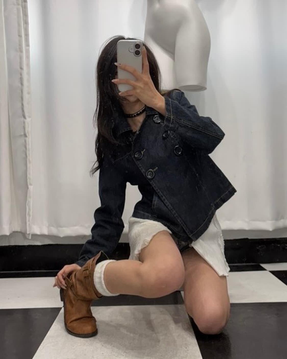 🎸진청 데님 버튼 자켓🎸 상품이미지1