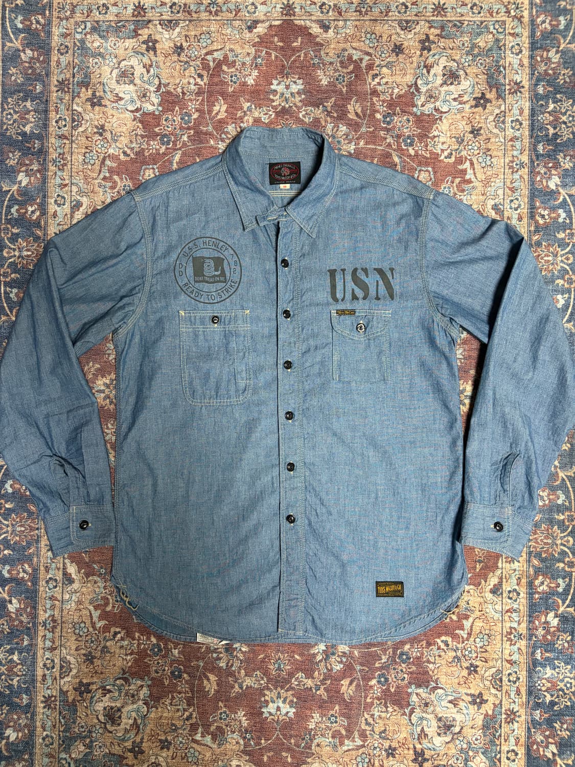 토이즈 맥코이 마릴린 먼로 샴브레이 셔츠 상품이미지1