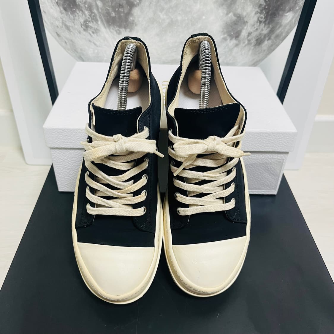 정품 39) 릭오웬스 다크쉐도우 캔버스 로우 스니커즈 250~255 상품이미지3