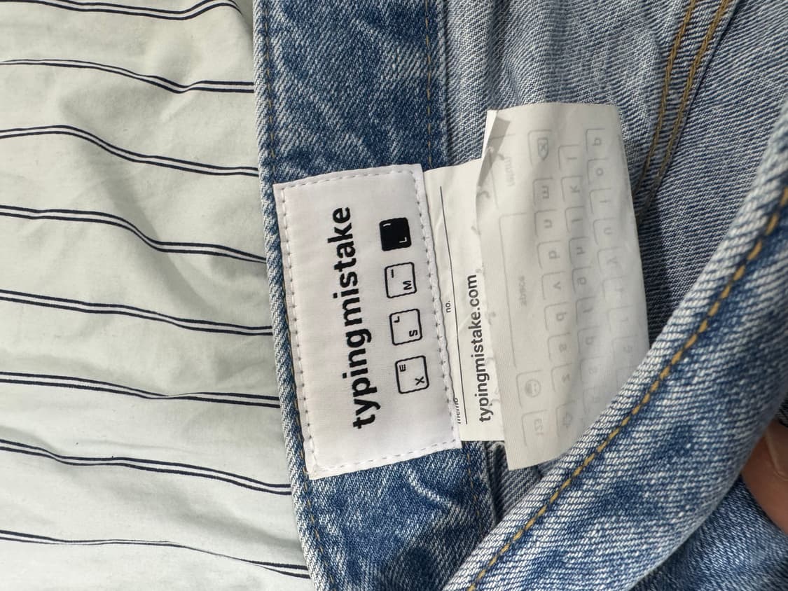 타이핑미스테이크청바지 L 상품이미지3