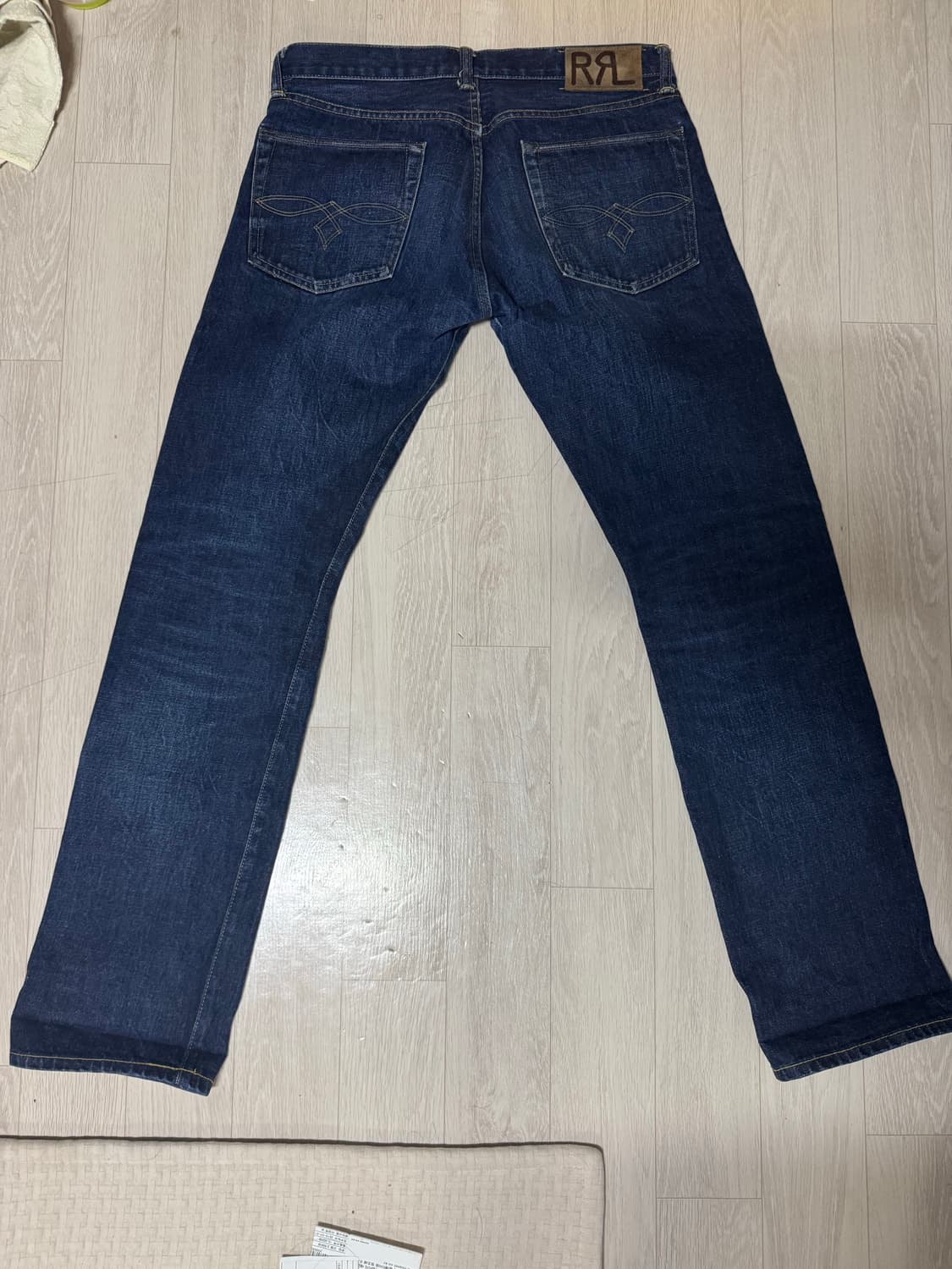 RRL 더블알엘 로우 스트레이트 셀비지 데님 31x32(실측) 상품이미지3