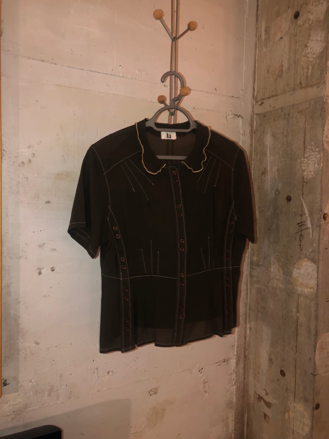 t.b Teresa van Buren Silk Button Blouse 상품이미지7