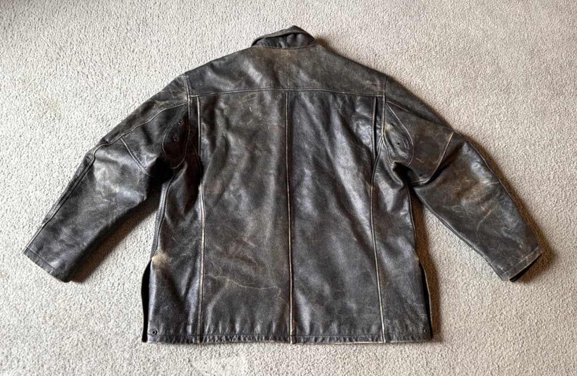 올드 갭 레더 자켓 상품이미지3