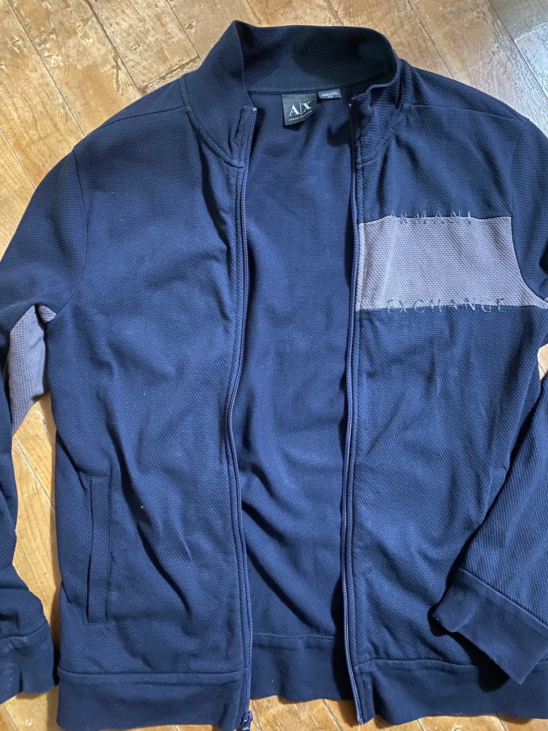Armani Exchange 남성 네이비 집업 자켓 (국내100) 상품이미지1