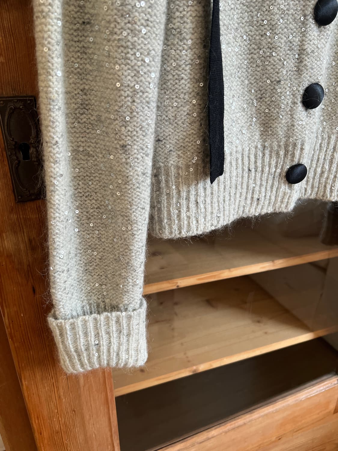 랑방 컬렉션 스팽글 니트 가디건 상품이미지4