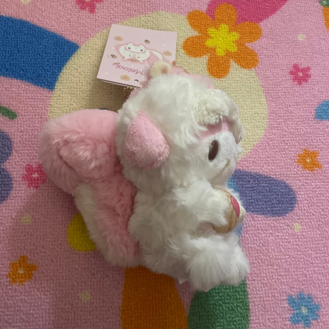 [새상품] 산리오 마이멜로디 모후모후 다람쥐 마스코트 인형 상품이미지2