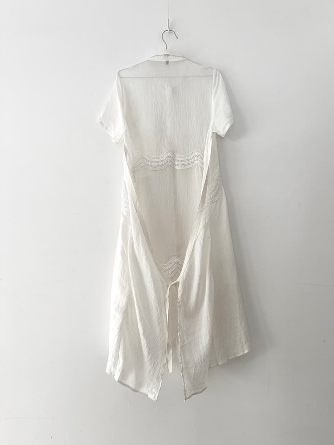 Wave embroidery layered top & ops  상품이미지6