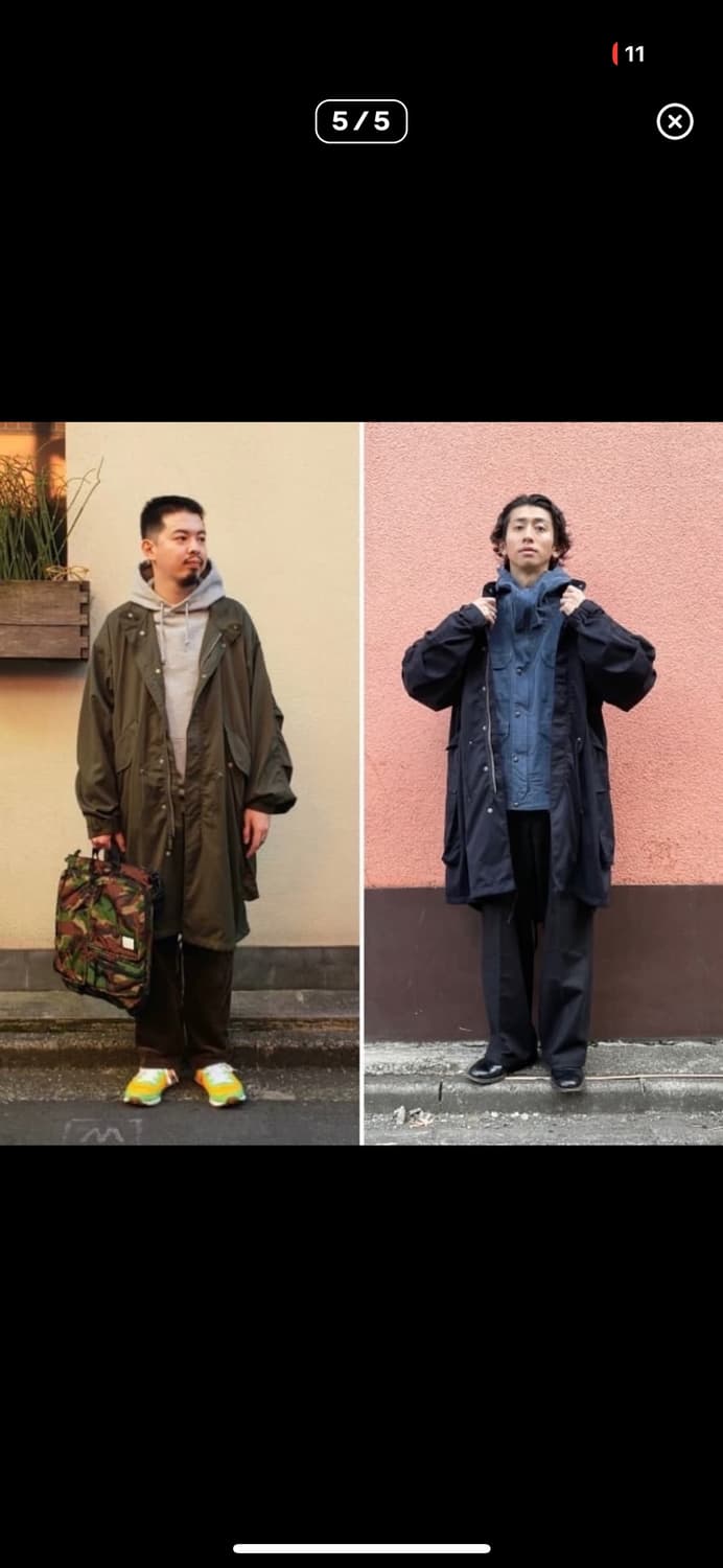 빔즈 피쉬테일 파카 다크네이비 상품이미지4