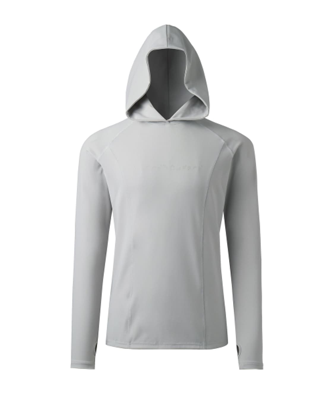 어나더유스 후드 롱슬리브 티셔츠 샌드 그레이 켐프레션 슬림핏 상품이미지1