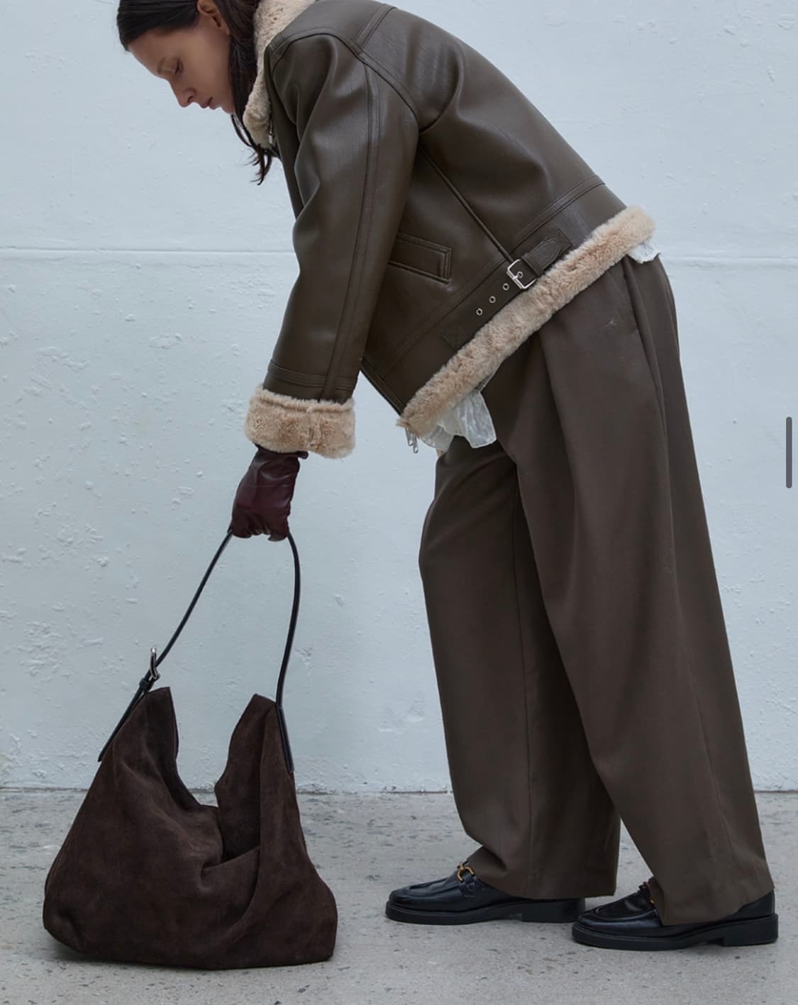 앤드로스 가방 Cow Suede Shoulder bag 상품이미지2