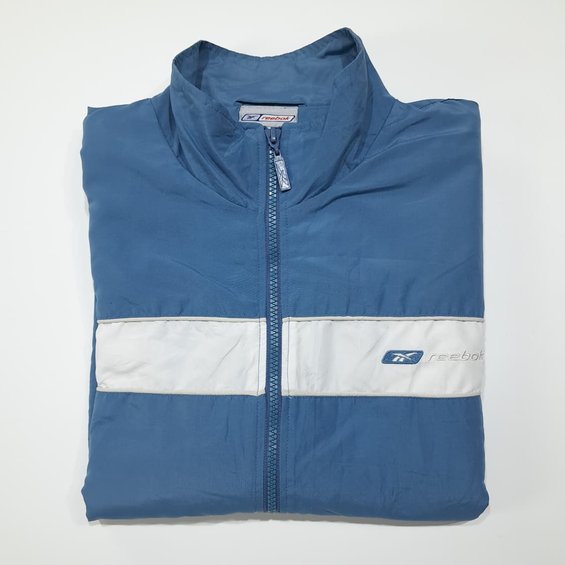 CL715 XL 리복 90s 스페인판 올드스쿨 블루 바람막이 자켓 상품이미지9