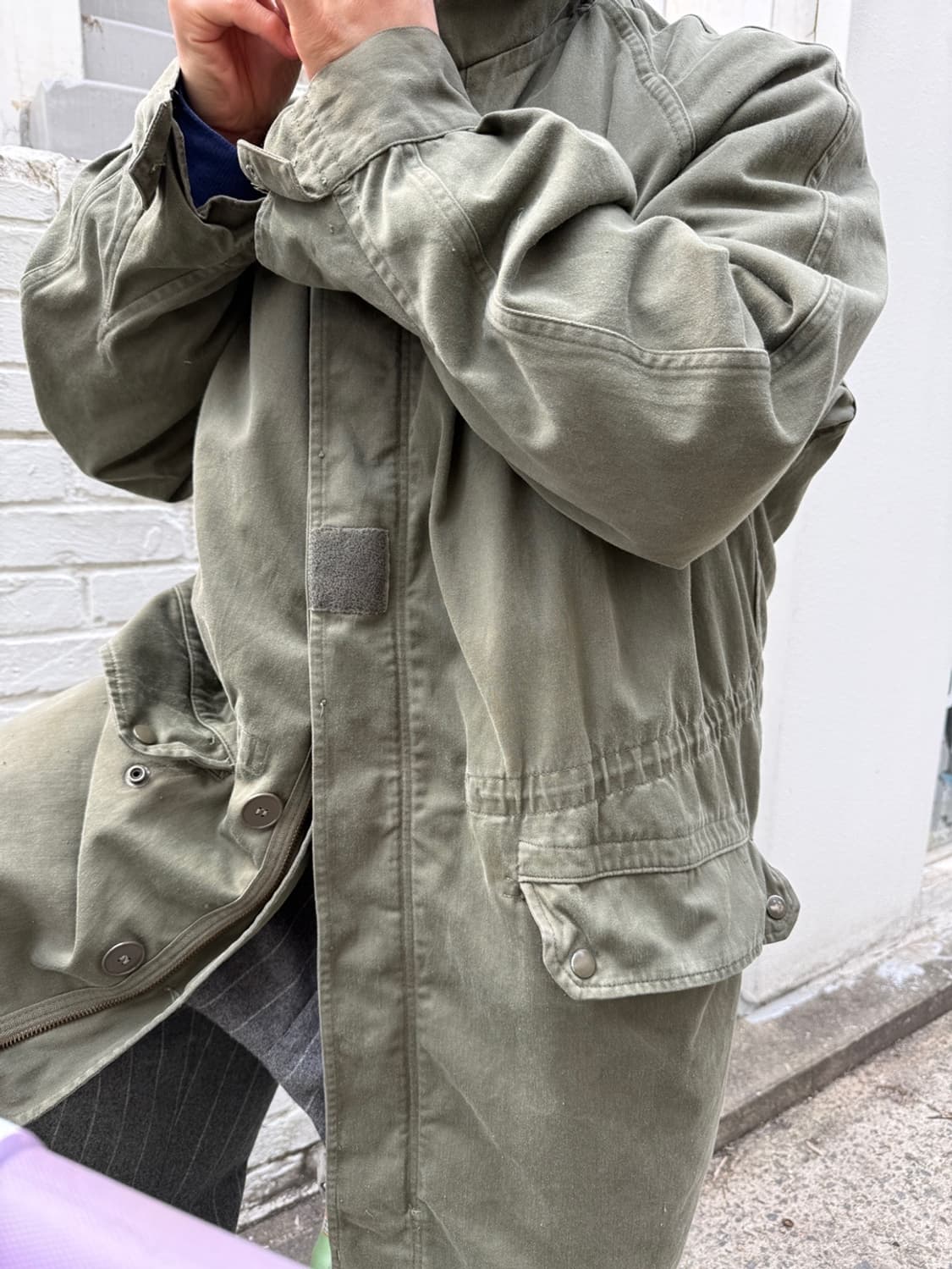 프렌치 밀리터리 M64 오리지널 개파카 m51 피쉬테일파카 상품이미지5