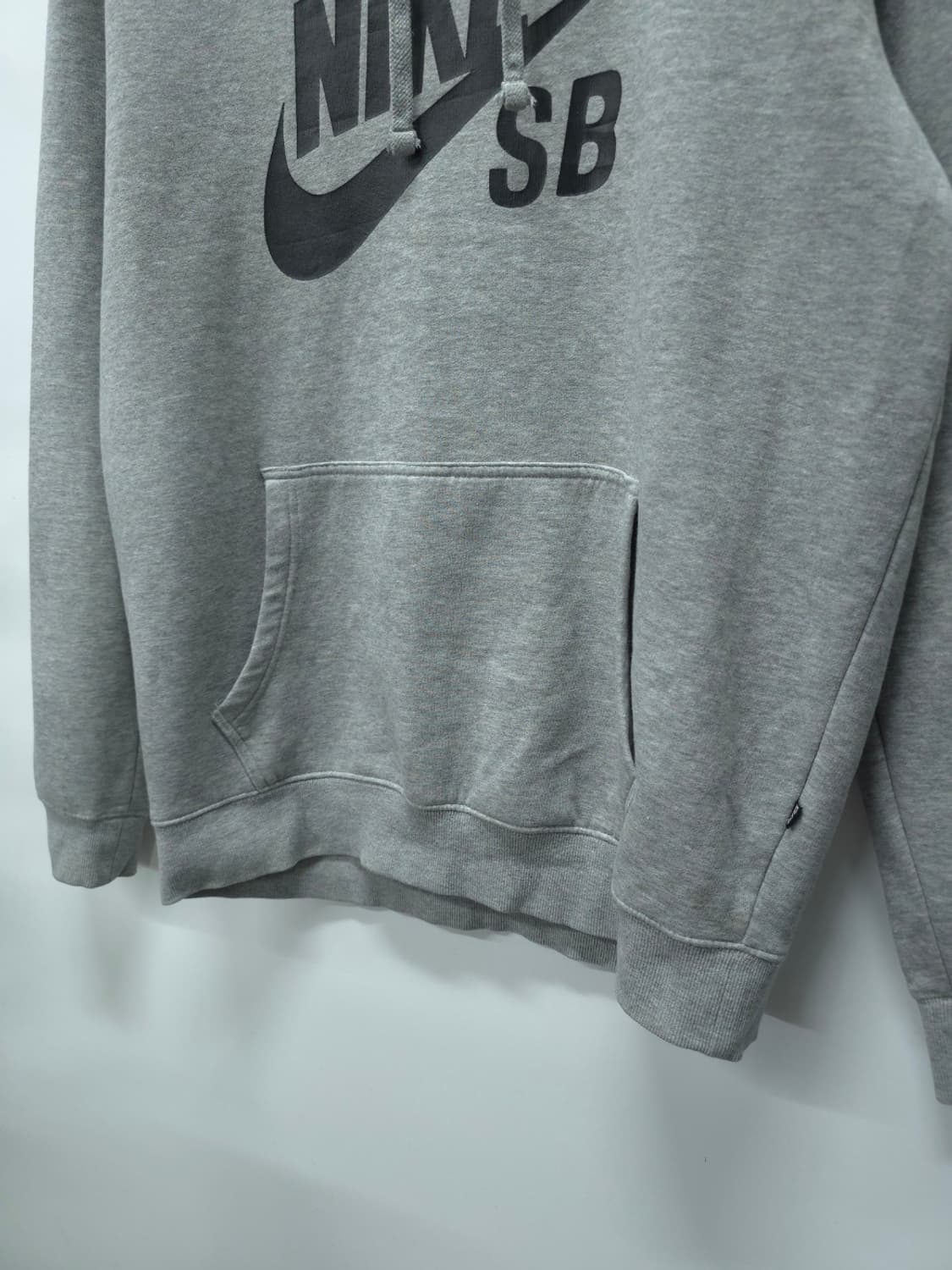 나이키SB 남성 메인로고 그레이 기모 후드티 (XL) 상품이미지3
