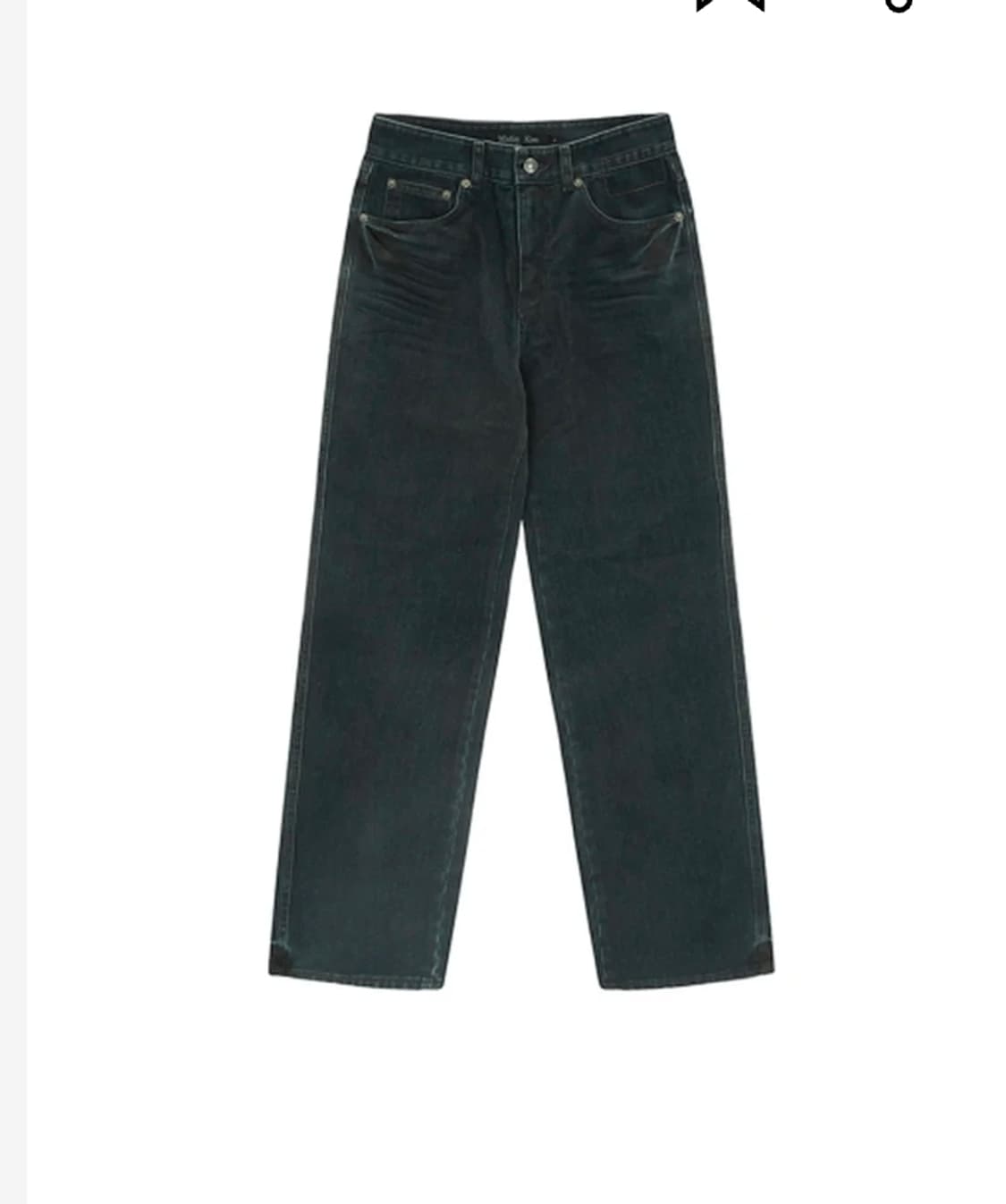 Matin Kim vintage velvet denim pants (L) 상품이미지1